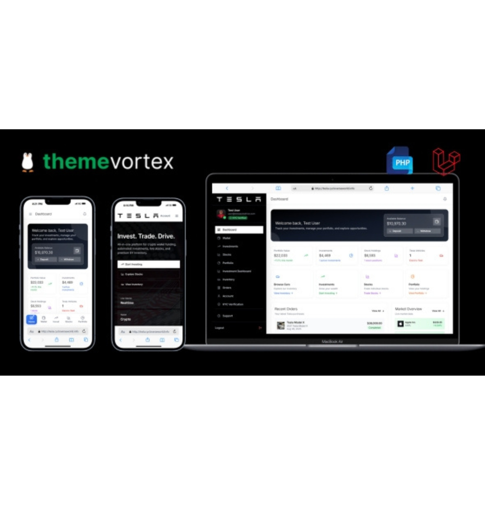Tesla Investment, Stock & Inventory Management System
