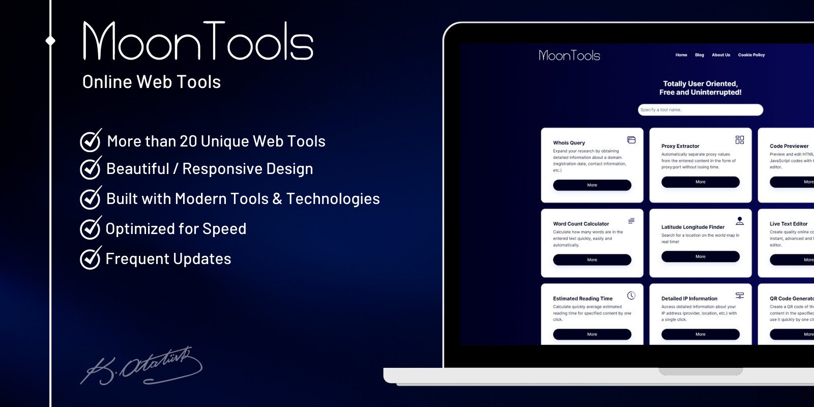 MoonTools – Online Web Tools
