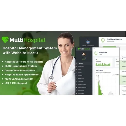 Multi Hospital – Hospital SaaS App + Mobile Applications