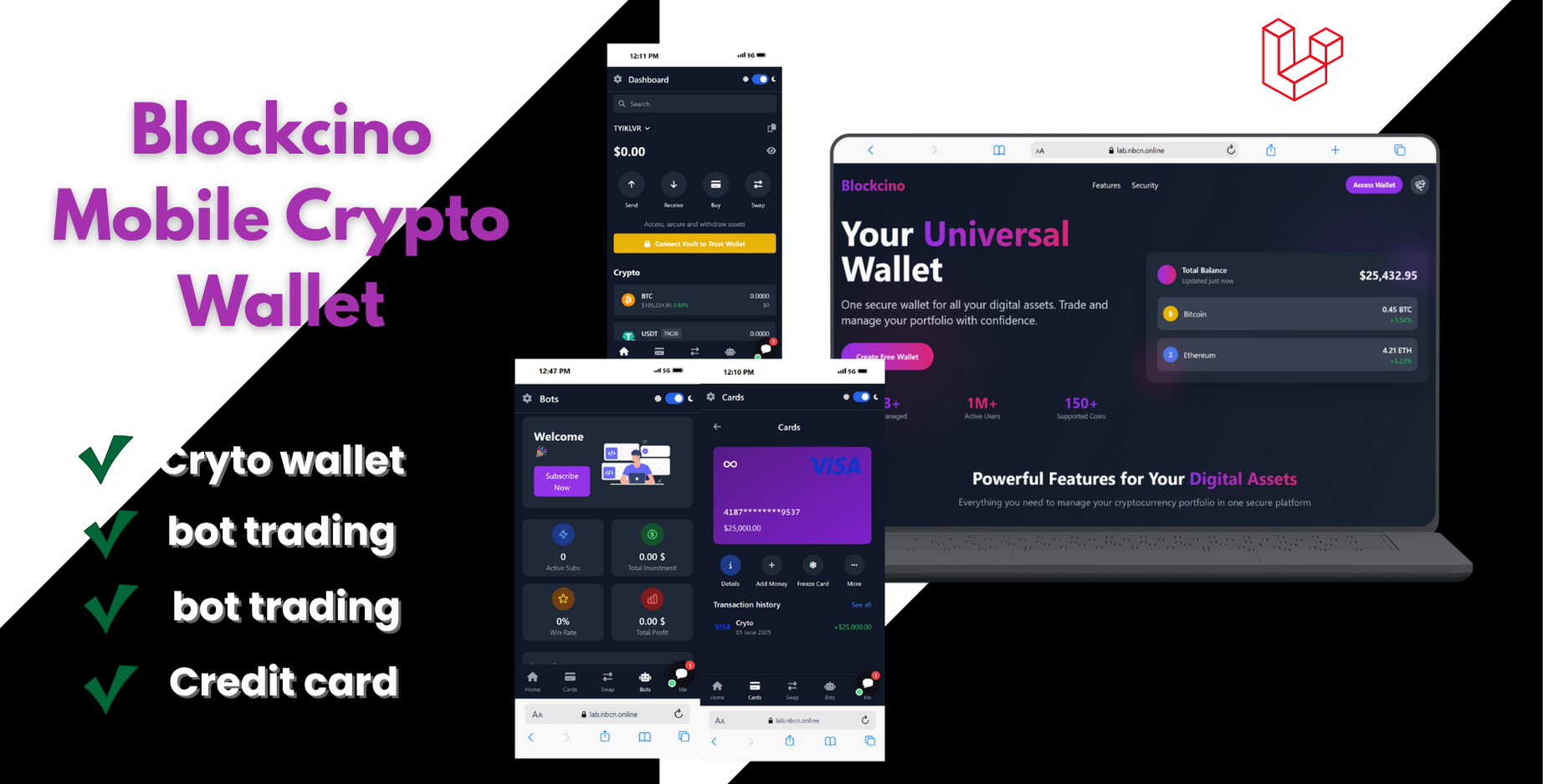 Blockino Mobile Crypto Wallet
