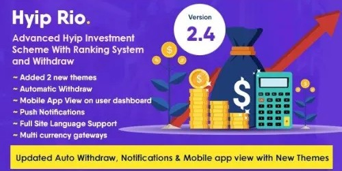 Hyip Rio – Advanced Hyip Investment Scheme With Ranking System and Automatic Withdraw